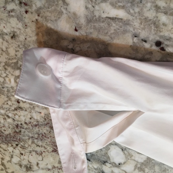 Theory white cotton bomber jacket - Picture 12 of 13